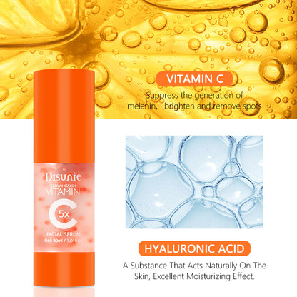 Vit C Face Serum Facial Whitening Brightening Hyaluronic Acid Collagen Vitamin C Dark Spot Corrector Anti-Aging Serums for Face