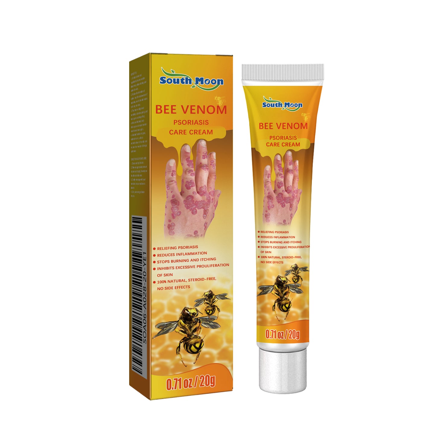 South Moon Skin Repairing Cream Relieve Skin Itching Repair Hand and Foot Moss Moisturize Skin Care Cream