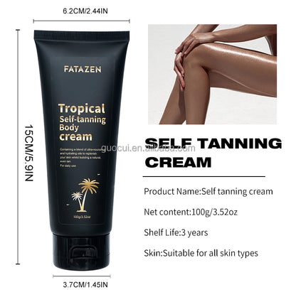 Private Label Natural 3 Hours Instant Dark Tanning Lotion Body Care Suntan Oil Skincare OEM Self Tanner Sunless Tanning Cream