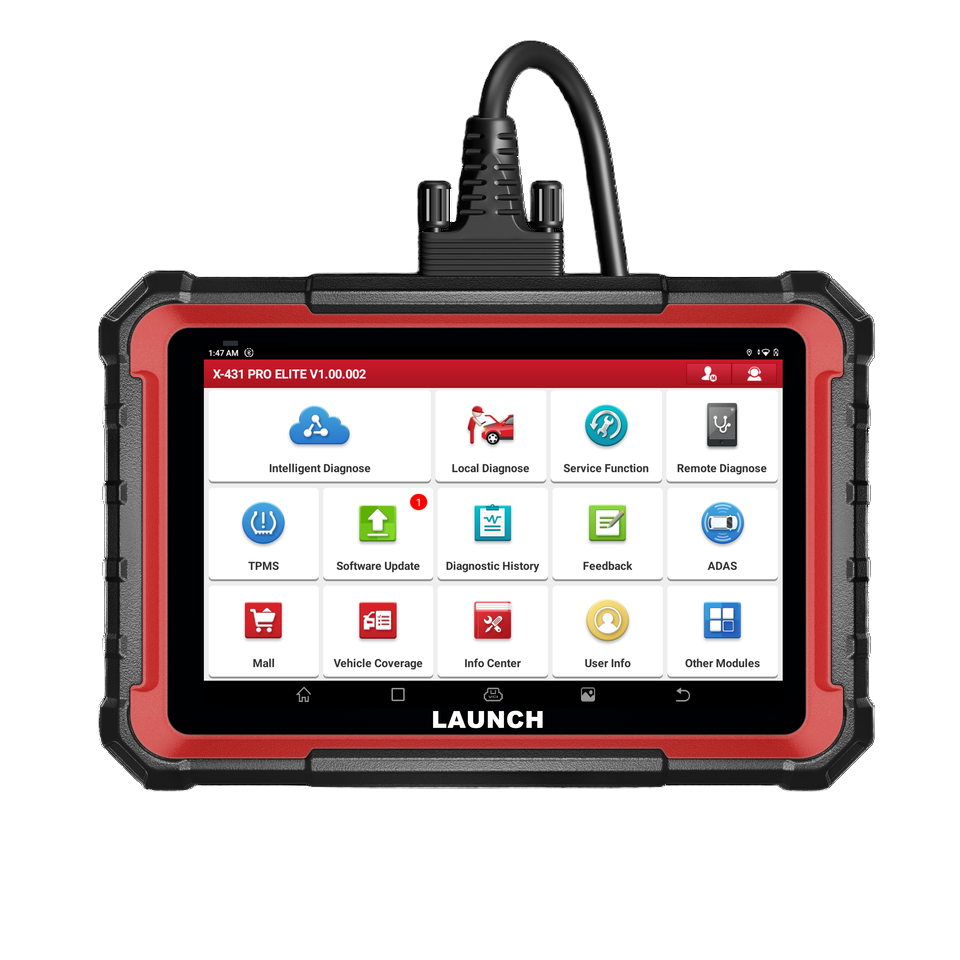 LAUNCH X431 PRO ELITE Car Full System Diagnostic Tools OBD OBD2 Scanner 32 Reset CAN FD DOIP Code Reader