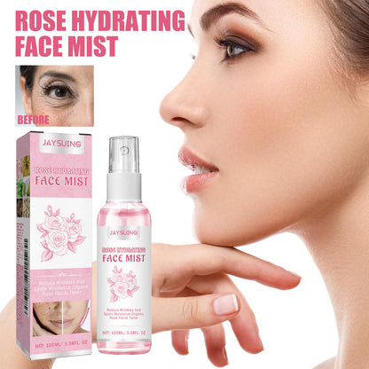 Jaysuing Rose Facial Toner Hydrating Refreshing Oil Control Blemish Correcting Toner