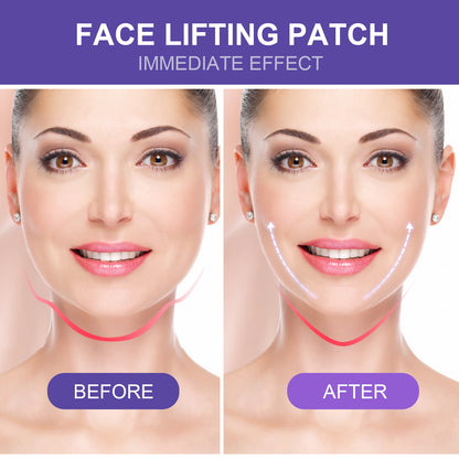 EELHOE Invisible Face Lifting Tape Tightening Facial Skin Shrinking Chin Muscles V Face Lifting and Shaping Patch