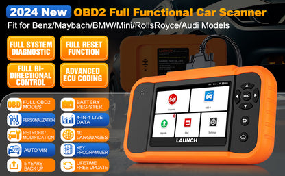 Creader Elite 2.0 for BBA Full System 12V Auto Diagnostic Tool OBD2 EOBD Car Scanner All Service Code Reader