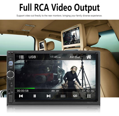 Car Radio HD 7" Touch Screen Double Din Stereo 12V 2 Din FM Aux Input Mirror Link BT USB Head Unit Car Systems Audio DVD Player