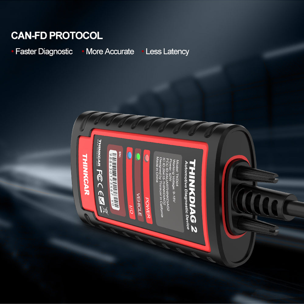 THINKDIAG 2 CANFD Protocol New Thinkdiag Full Software Full System ECU Coding 16 Reset OBD2 Scanner Professional Diagnostic Tool