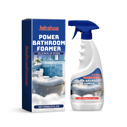 Jakehoe Bathroom Foam Cleaning Spray Bathroom Bathtub Multi-functional Stain Removal Foam Cleaner