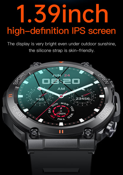 SENBONO K56PRO New Outdoor Sports Smart Watch Men Round 1.39inch Big Screen Custom Dial Answer Call 400mAh Men Smartwatch Woman