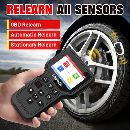 LAUNCH X431 CRT5011E TPMS Activate 315/433MHz Tire Sensor Activation Diagnostic Tool Learning and Reading OBD2 Scanner