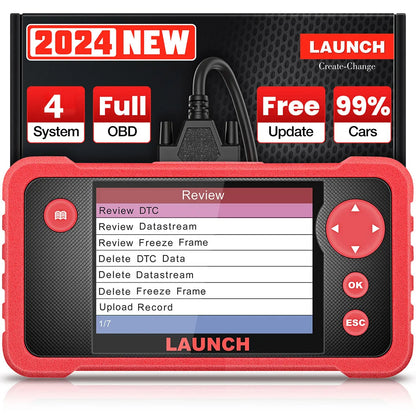 CRP123 V2.0 Four System Car Diagnostic Tool Engine Analyzer OBD2 Scanner Auto VIN Code Reader Lifetime Free Update