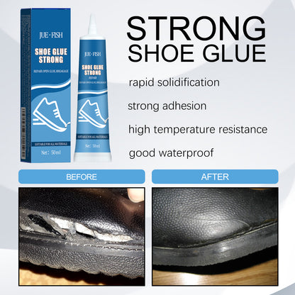 Jue-Fish Strong Shoe Glue Shoe Repair Leather Shoe Sole Multi-purpose Glue Adhesive Sports Shoes Leather Shoes Waterproof