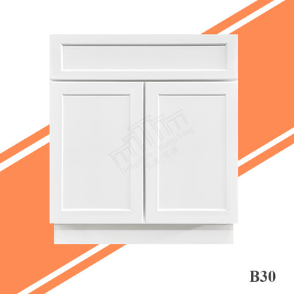 America Free Shipping in Stock RTA Cabinets for Home Improvement B24-B30 Wooden Upgrading Kitchen Cabinets Ready to Assemble