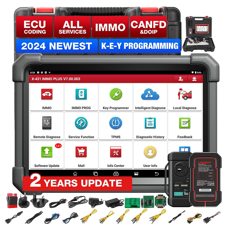 Original X431 IMMO PLUS Car Key Programming Machine Auto Key Programmer Bi-directional Diagnostic Scanner