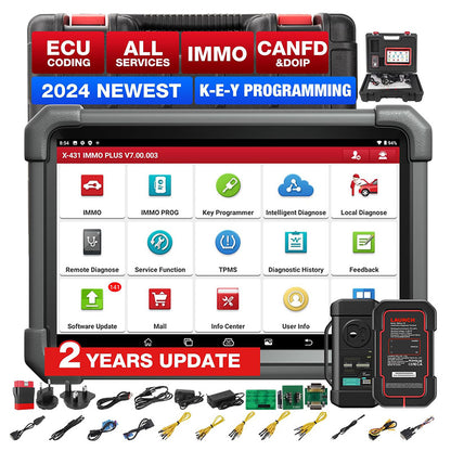 Original X431 IMMO PLUS Car Key Programming Machine Auto Key Programmer Bi-directional Diagnostic Scanner